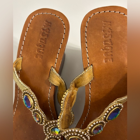 Mystique Sandals jeweled wedge platform - Picture 3 of 9